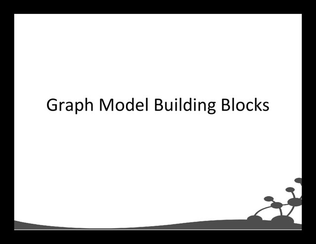 Graph Model Building Blocks
