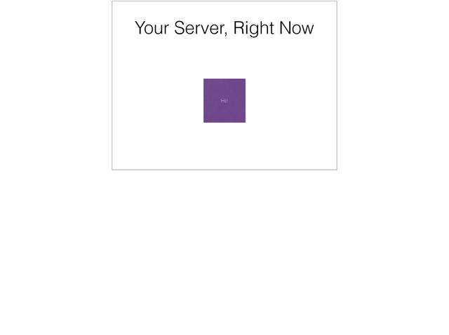 Your Server, Right Now
Hi!

