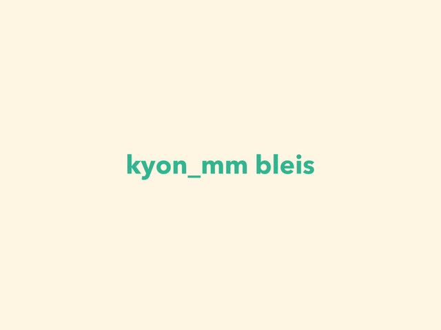 kyon_mm bleis
