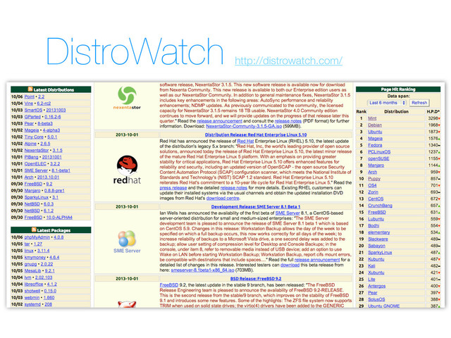 DistroWatch
http://distrowatch.com/
