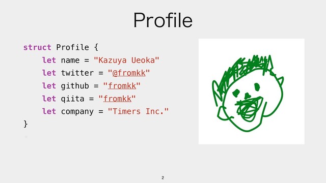 1SPpMF
struct Profile {
let name = "Kazuya Ueoka"
let twitter = "@fromkk"
let github = "fromkk"
let qiita = "fromkk"
let company = "Timers Inc."
}
•
2
