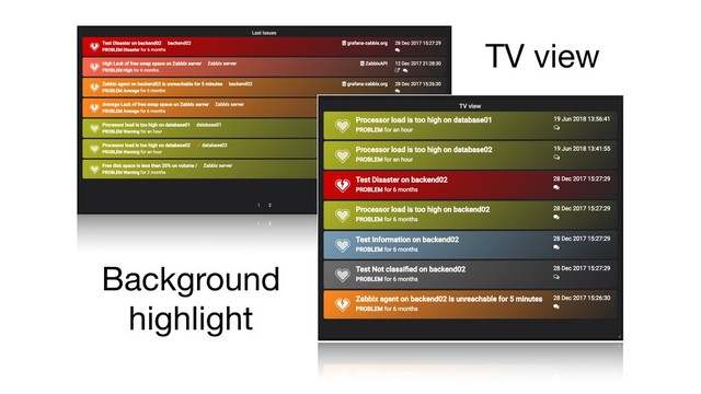 Background
highlight
TV view
