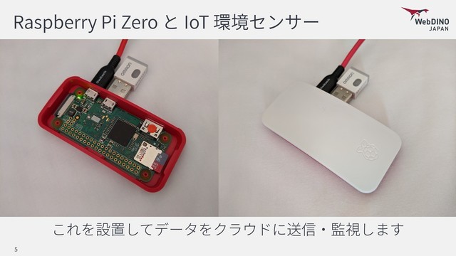 Raspberry Pi Zero IoT
5
