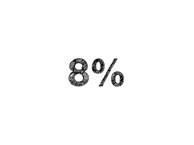 8%
