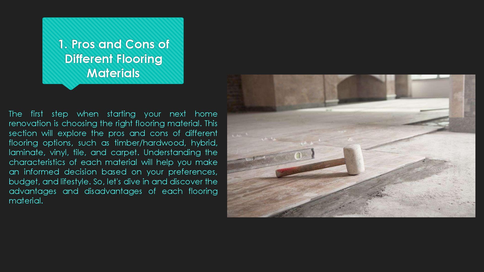 The Ultimate Guide To Flooring For Your Home Renovation and Improvement ...