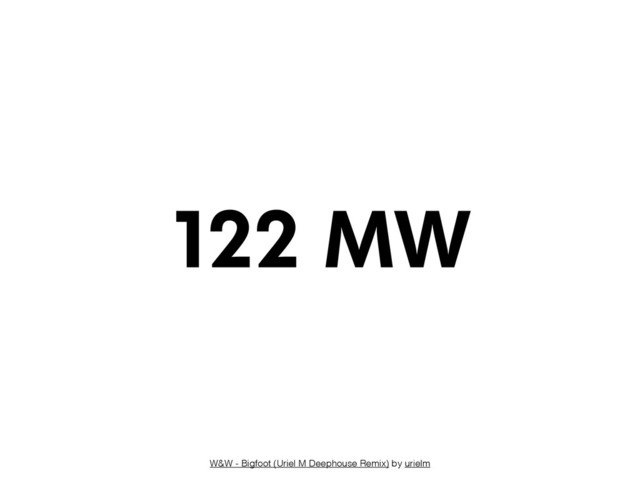 W&W - Bigfoot (Uriel M Deephouse Remix) by urielm
122 MW
