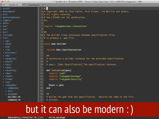 but it can also be modern : )
