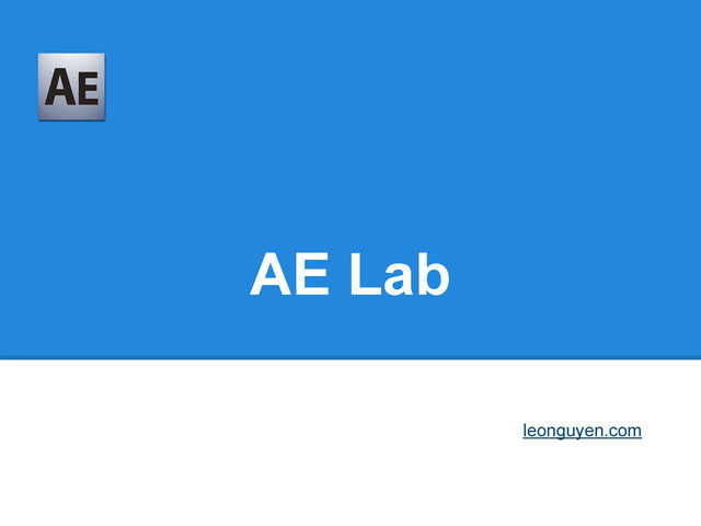AE Lab
leonguyen.com
