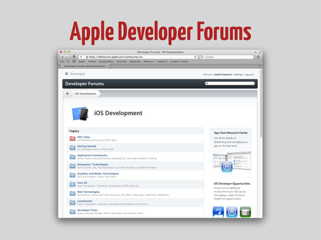 Apple Developer Forums
