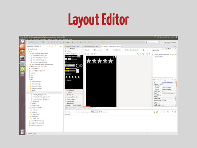 Layout Editor
