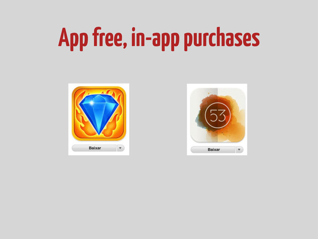 App free, in-app purchases
