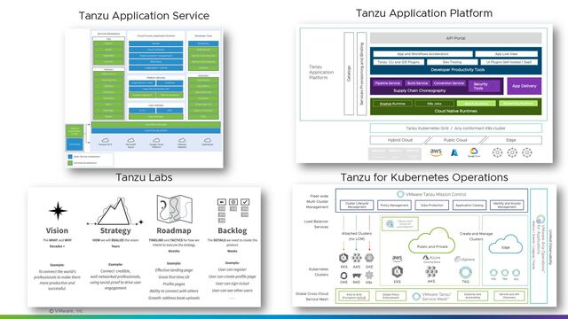 © VMware, Inc.
16
Tanzu Application Service Tanzu Application Platform
Tanzu for Kubernetes Operations
Tanzu Labs
