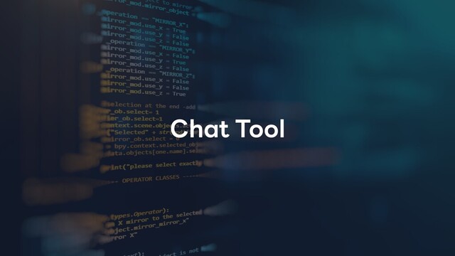 Chat Tool
