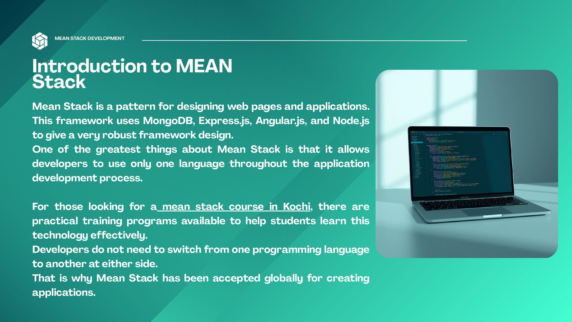 MEAN Stack Explained with Simple Concepts and Examples - Speaker Deck