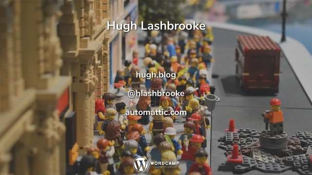 Hugh Lashbrooke
hugh.blog
@hlashbrooke
automattic.com
