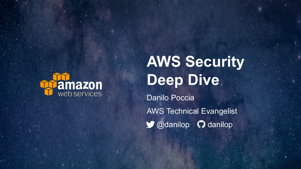 AWS Security Deep Dive