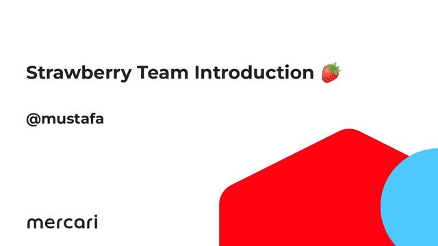 21
Strawberry Team Introduction 🍓
@mustafa

