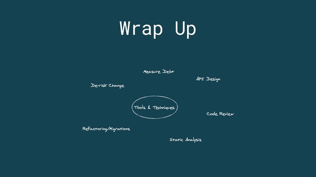 Wrap Up
