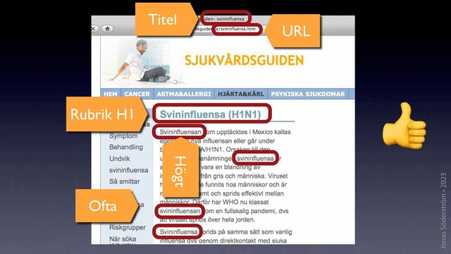 Jonas Söderström • 2023
Titel
Rubrik H1
Ofta
Högt
URL
👍
