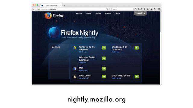 nightly.mozilla.org
