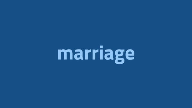 marriage
