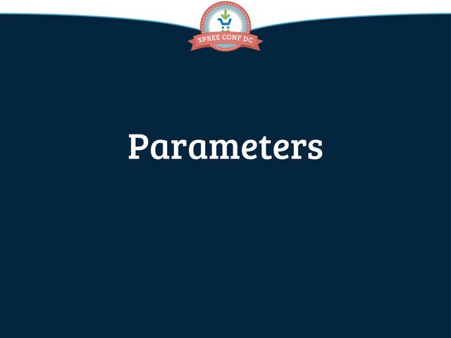 Parameters
