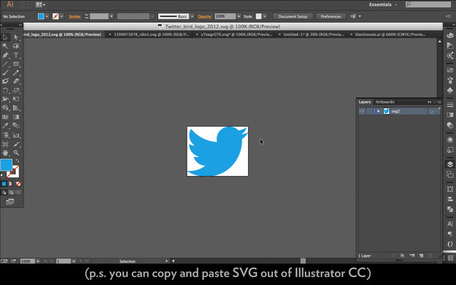(p.s. you can copy and paste SVG out of Illustrator CC)
