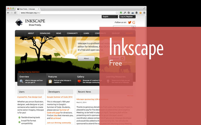 Inkscape
Free
