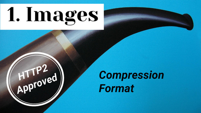 1. Images
Compression
Format
HTTP2
Approved
