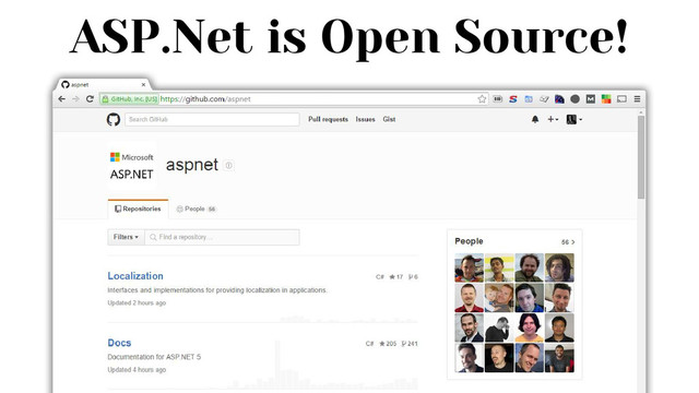 ASP.Net is Open Source!
