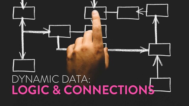 @marktimemedia
DYNAMIC DATA:
LOGIC & CONNECTIONS
