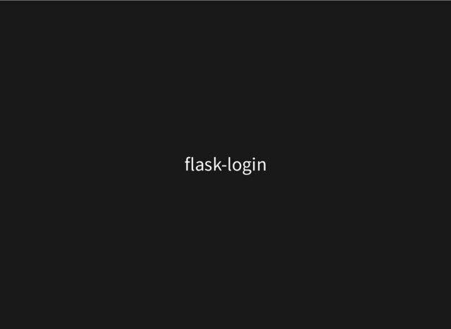 flask-login
