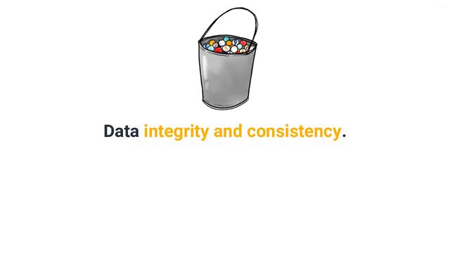 V6-21
Data integrity and consistency.
