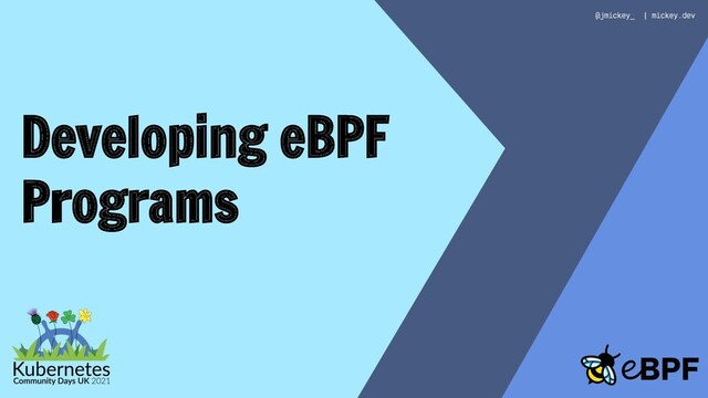 Developing eBPF
Programs
