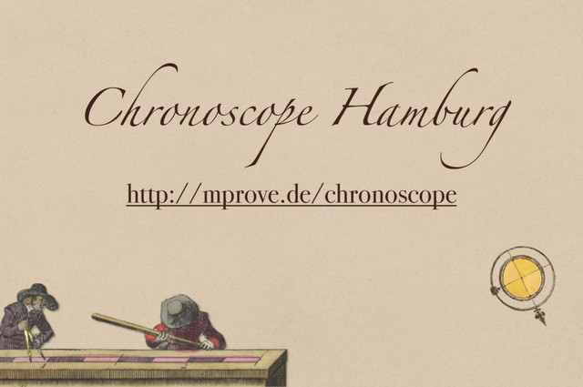 Chronoscope Hamburg
http://mprove.de/chronoscope
