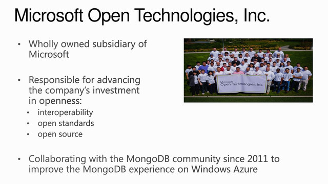 Microsoft Open Technologies, Inc.
