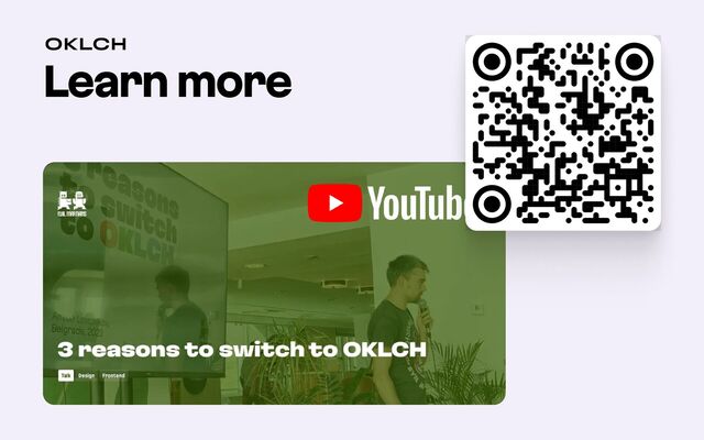 Learn more
OKLCH
