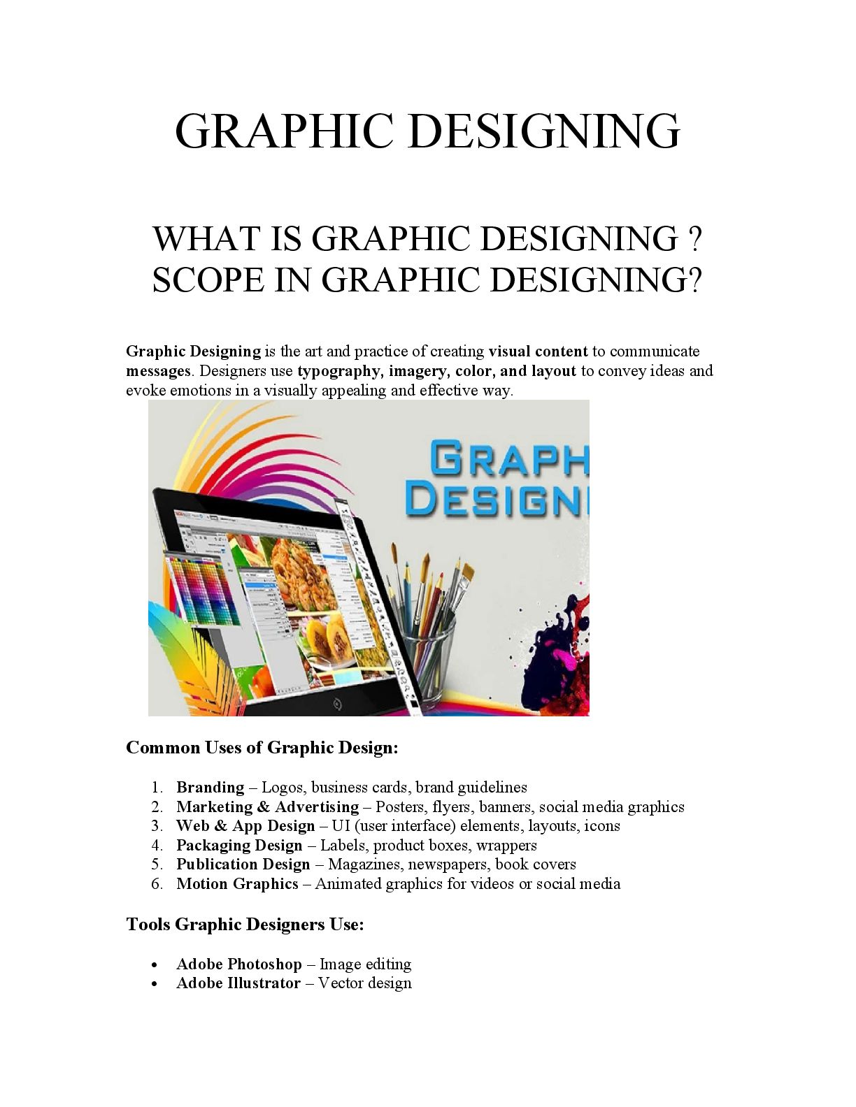 GRAPHIC DESIGNING - Speaker Deck