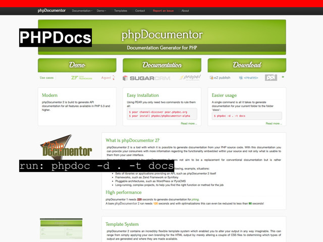 PHPDocs
run: phpdoc -d . -t docs

