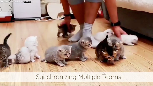 Synchronizing Multiple Teams
