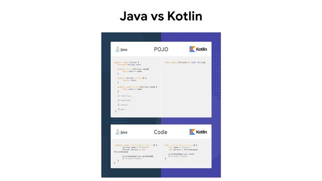 Java vs Kotlin
