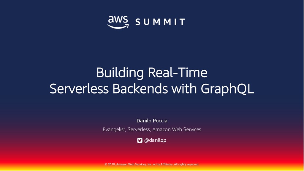 Building Real-time Serverless Backends with GraphQL