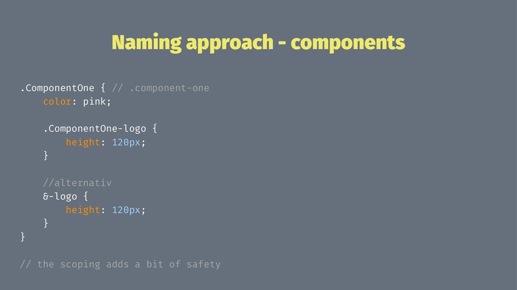 My Approach To A Component Based Css Speaker Deck