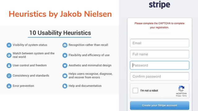 Heuristics by Jakob Nielsen
47
