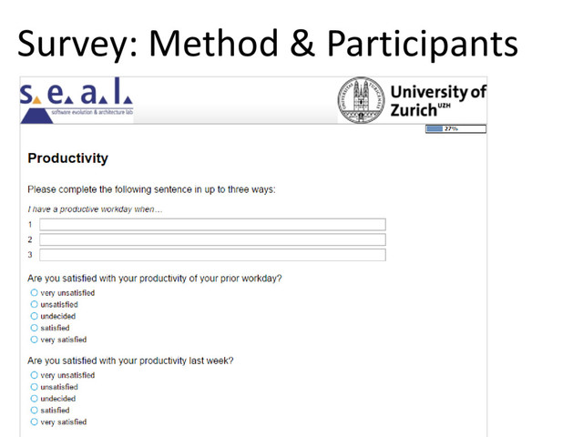© Microsoft Corporation
Survey: Method & Participants
