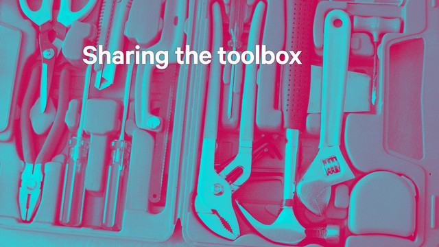 Sharing the toolbox

