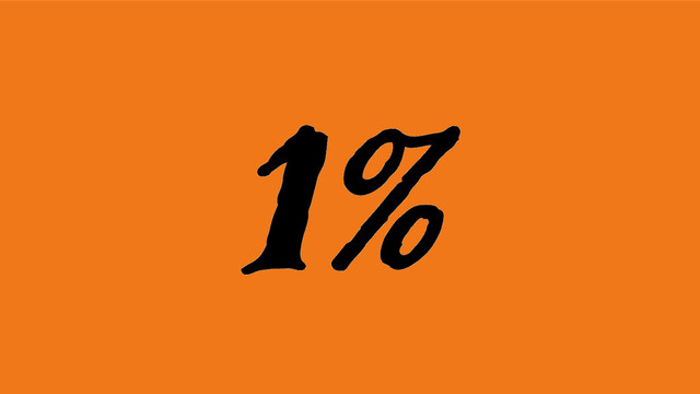 1%
