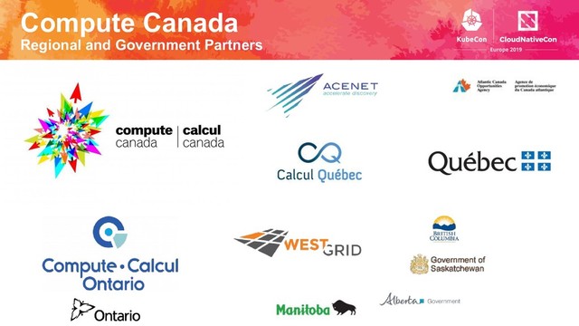 Compute Canada
Regional and Government Partners
