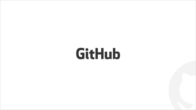 !
GitHub
