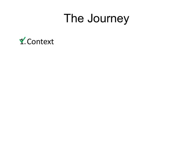 C1 - Public Natixis
The Journey
1.Context
